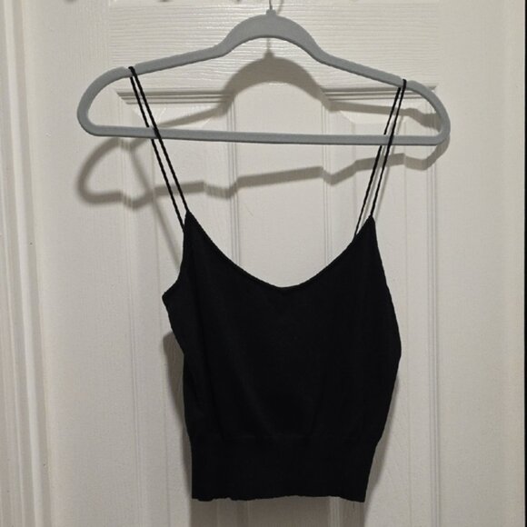 RALPH, Ralph Lauren, Silk Blend  Knit V Neck Cropped Camisole - Picture 6 of 15